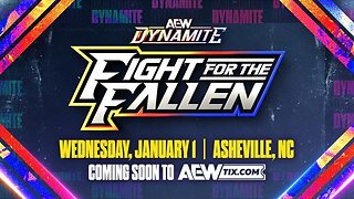 All Elite Wrestling Dynamite Fight for the Fallen | Live Coverage | Harratts Cherokee Center, Ashville, NC | 1/1/2025 | MAX