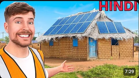 We Powered a Vi age in A rica In Hindi ! Mr beast New Hindi Video ! MrBeast Urdu !