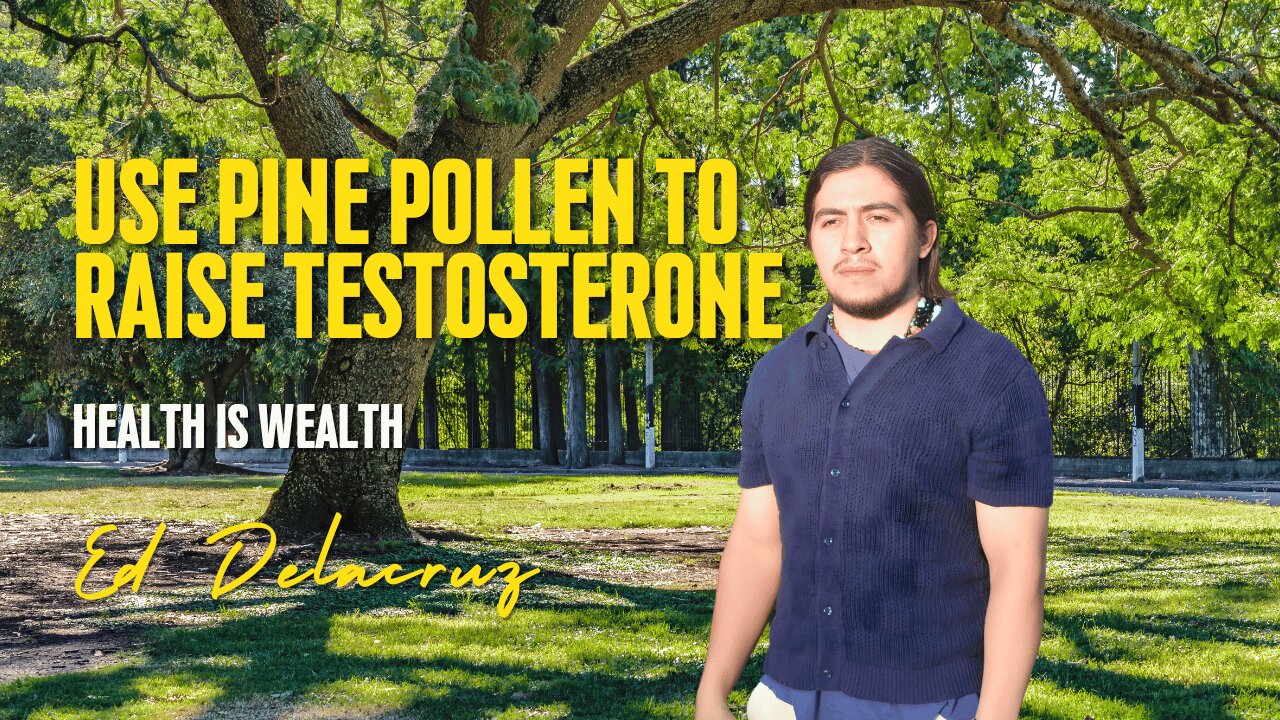 Use pine pollen to boost testosterone by Ed Delacruz #health #healthy #healthadvice #reels #shorts