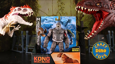 New Godzilla X Kong Toys Unboxed Ferocious Kong With Helicopter & Chain, Huge Box Godzilla Toys 2025