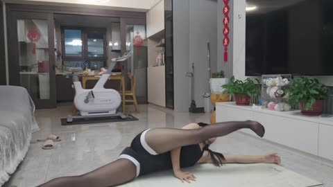 Hot Midnight black Stockings Hypnotic Model Pose | Daily Beauty EP 1414