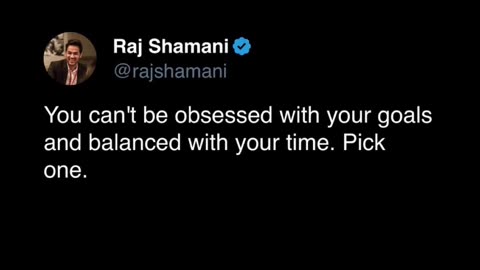 Can your really choose big goals and still be "Balanced" ? | Raj Shamani #Shorts #quotes