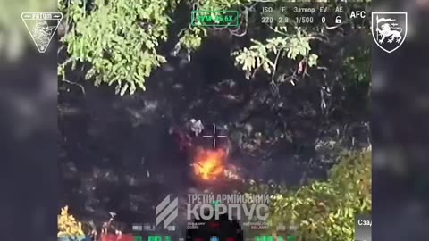 60th OMBR Shredding Russian Infantry in Donetsk Oblast