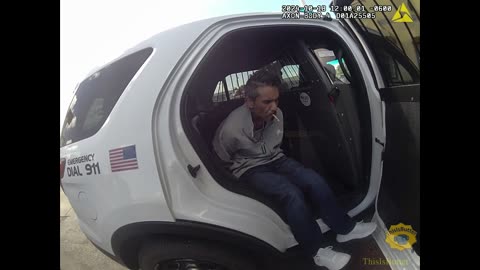 APD Officer Earles full video of shooting of armed man in custody and in the back of the police car