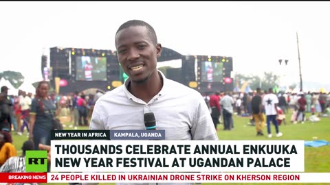 Thousands celebrate annual Enkuuka New Year festival at Ugandan Palace
