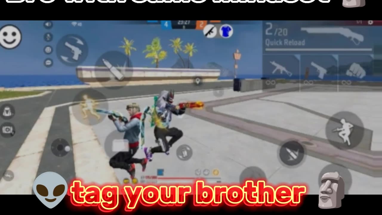 Free fire 👽brother with same mindset 🗿