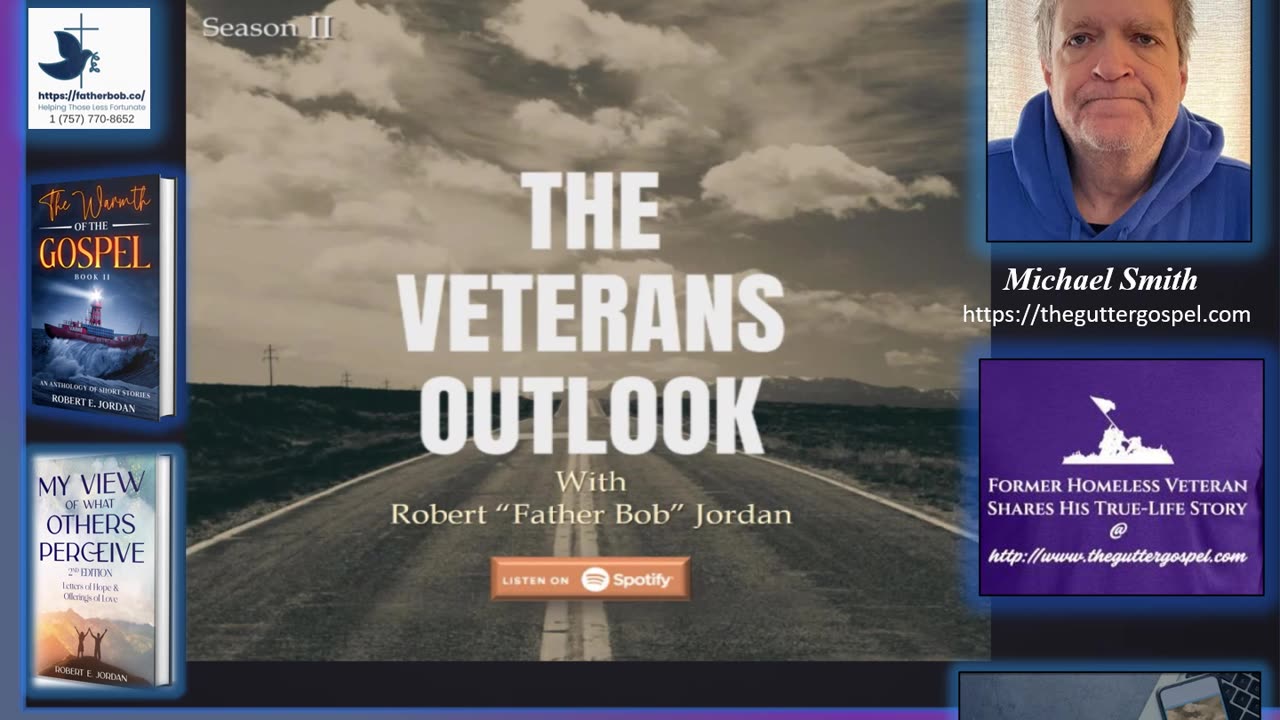 The Veterans Outlook Podcast Featuring Michael Smith, The Gutter Gospel.