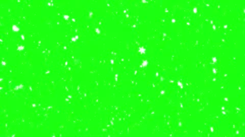 Perfect Green Screen 3D Snowflakes Snowfall 4K Animation Creative Commons, Sparkling Snow Background