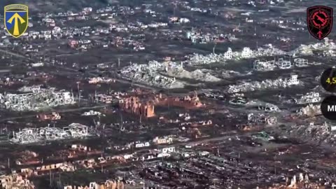 Vovchansk city centre after 565 days of fighting for the city.