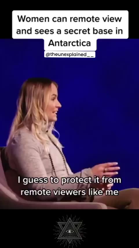 Psychic woman remote views down to Antarctica