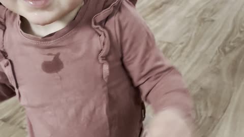 Baby Kayla Playing Toy Piano & Dancing 🎹💃😂