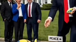 Trump, Zelenský, Putin (Ejaj fejk video)