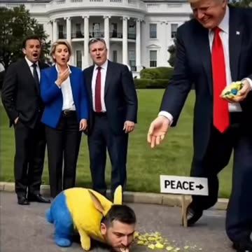 Trump, Zelenský, Putin (Ejaj fejk video)