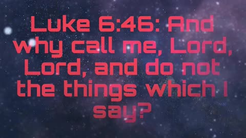 Luke 6:46 #scripture #bible #verse #verseoftheday #inspiration #shorts