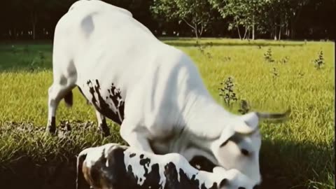 This is a heart-touching story of a mother cow and her calf set in the jungle.