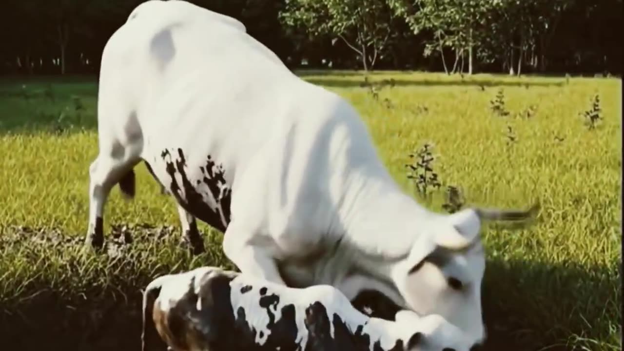 This is a heart-touching story of a mother cow and her calf set in the jungle.