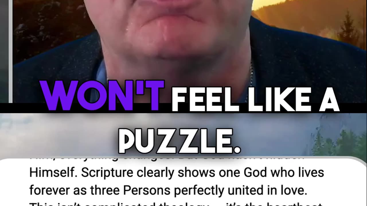 Enemy wants you thinking Trinity = confusing, boring, irrelevant 😈❌