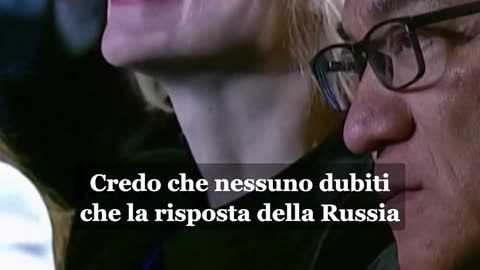 Discorsetto piuttosto preoccupante di Putin, a cui è difficile dare torto.