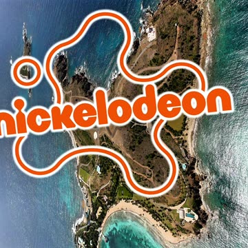 An island and the #nickelodeon logo.