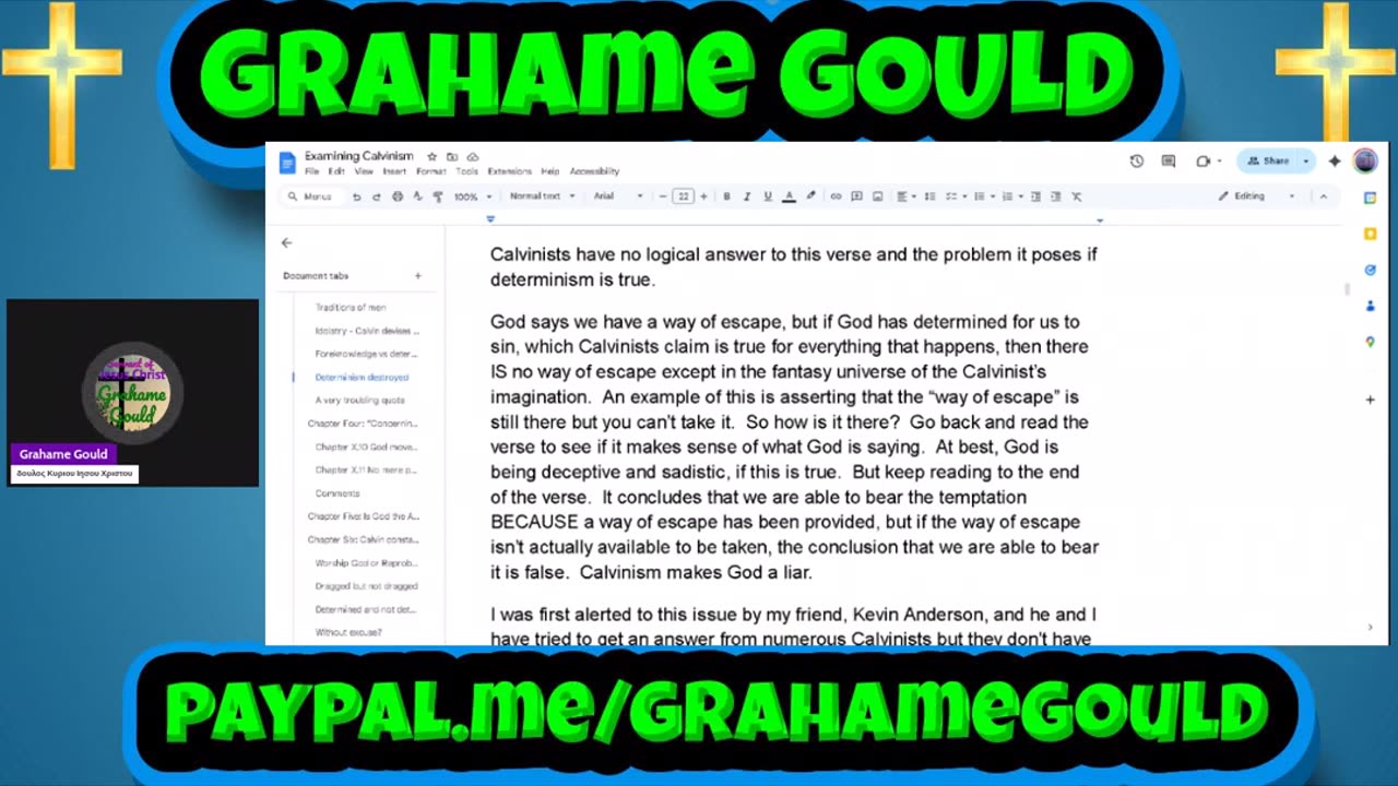 1 Cor 10.13 vs Determinism