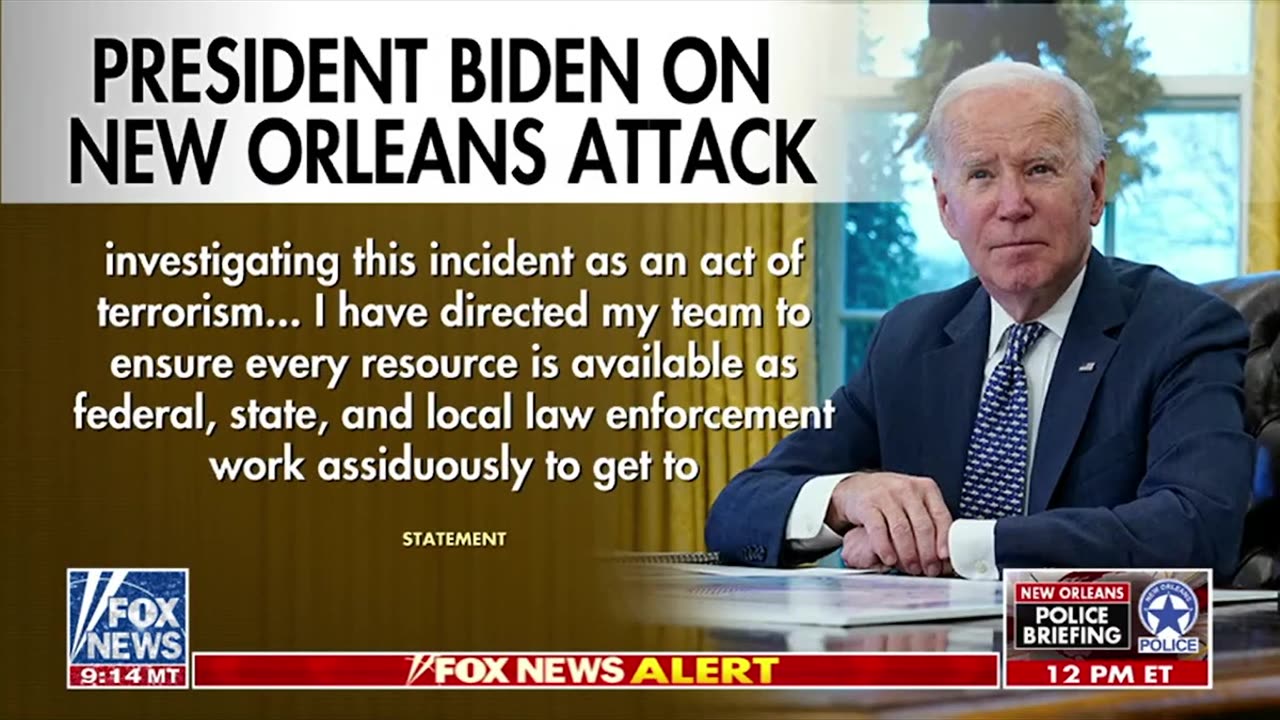 Biden's Statement on New Orleans Terror