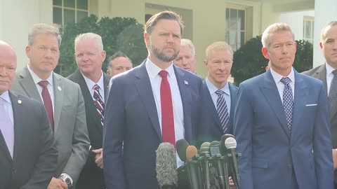 The White House Vice President JD Vance Gaggles with Press, Oct. 30, 2025