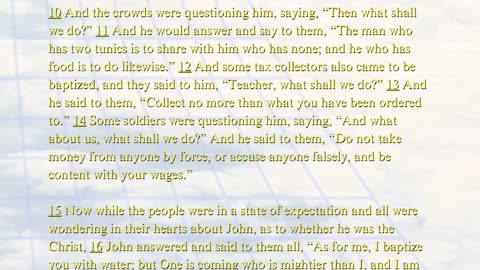 Christian Meme Video: Luke Chapter 3 (11/09/2025)