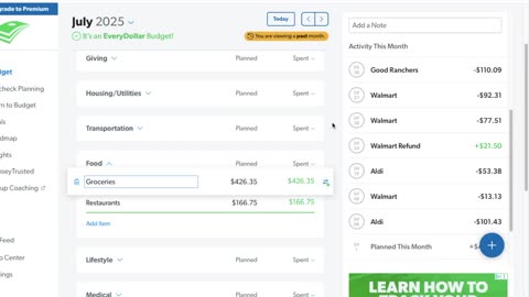 Final July Budget Report | Every Dollar | 2025