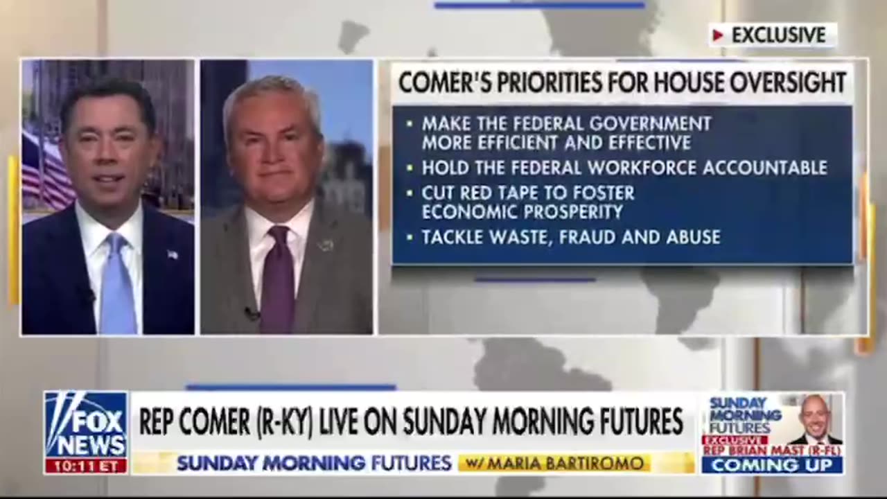 Rep Comer: they are going to have to explain themselves