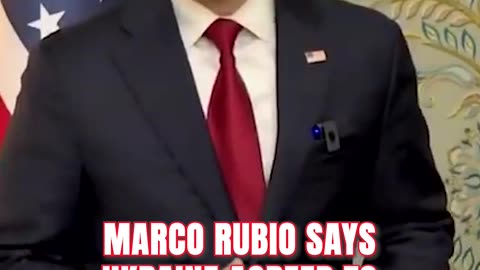 Marco Rubio Says Ukraine Agrees To Ceasefire