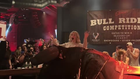 Headstand Mechanical Bull Ride