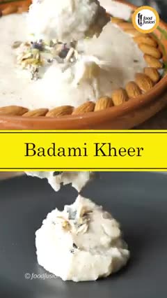 Badami Kheer Short Recipe By Food Fusion