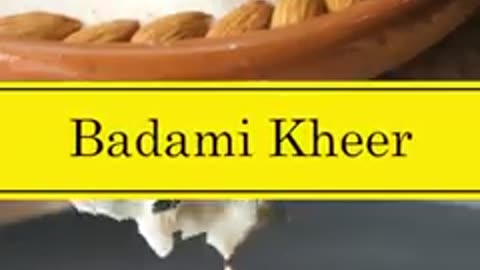 Badami Kheer Short Recipe By Food Fusion