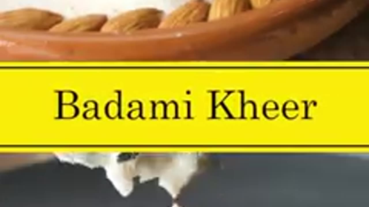 Badami Kheer Short Recipe By Food Fusion