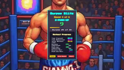 Everyday 450 push ups and 180 Burpees!