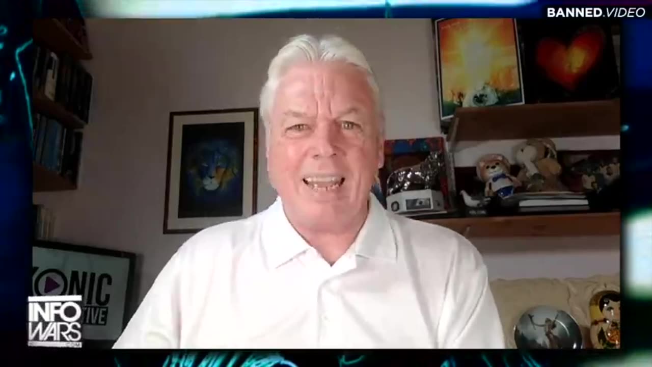 David Icke talks with Alex Jones about his ban from Europe
