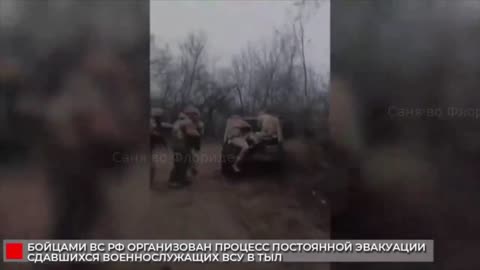 AFU Soldiers from Encircled Garrison in Myrnohrad Surrender En Masse