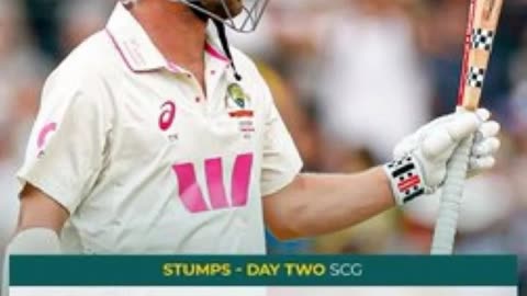 England 384 all out. Root 160.Australia 166/2 wkts at stumps on day2 of 5 th ashes test. Head 91*