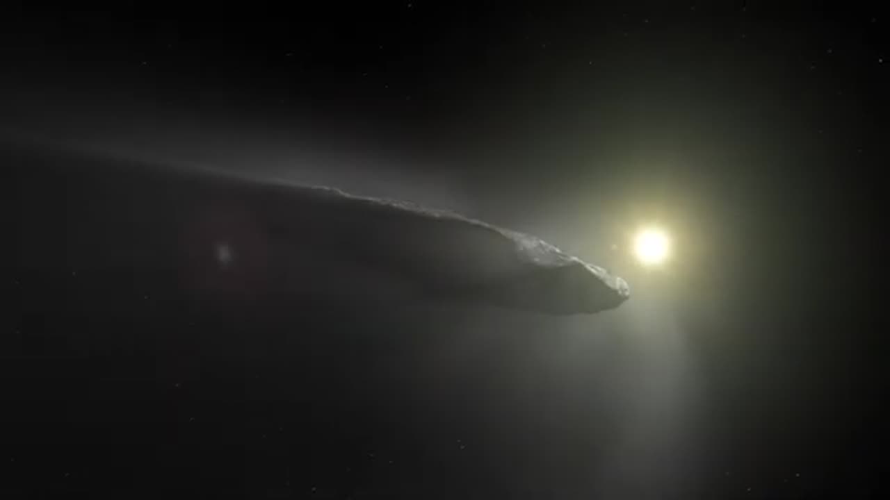 The Animation of `Oumuamua outgassing