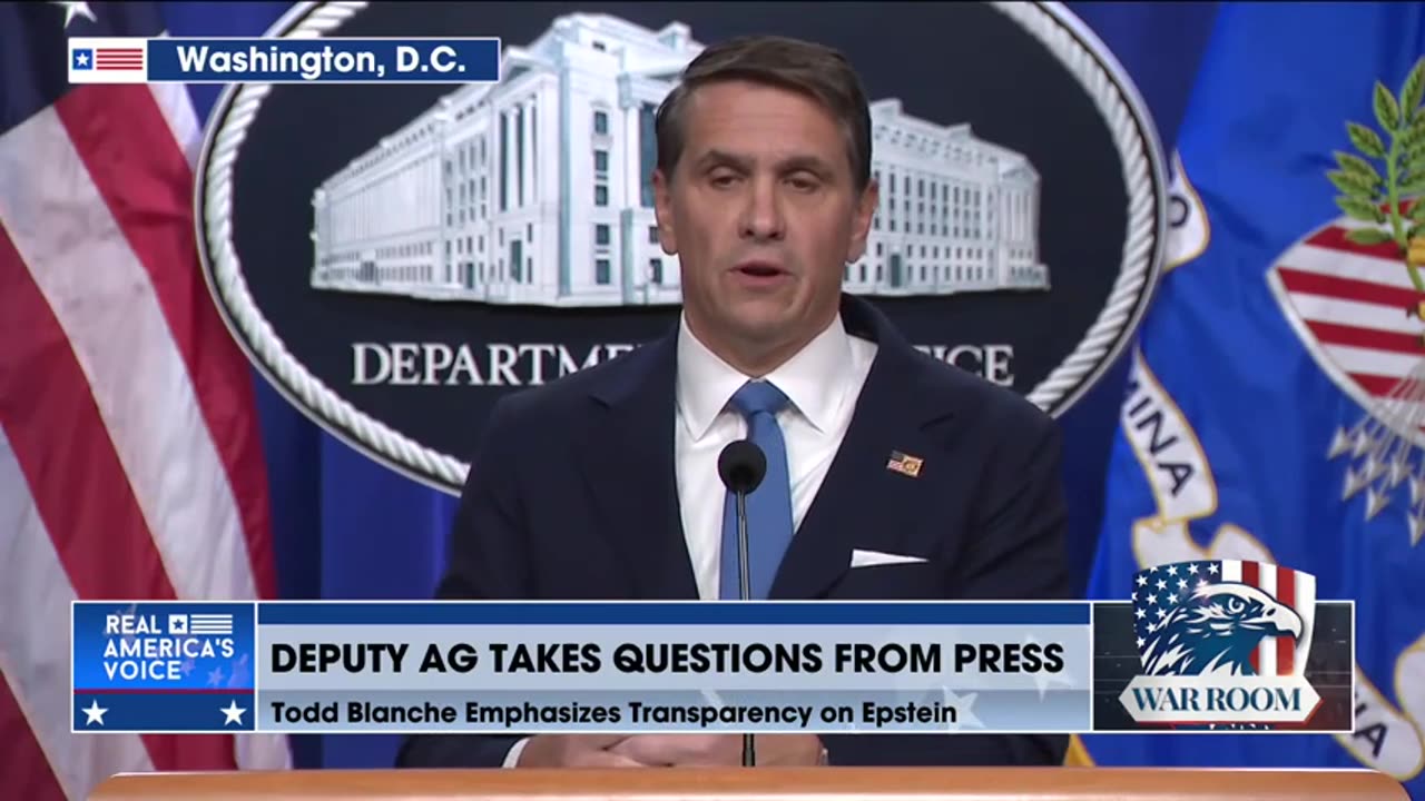 WAR ROOM Episode 5107: Todd Blanche Addresses The Epstein Field; Powermoves By Xi And The Chinese Military