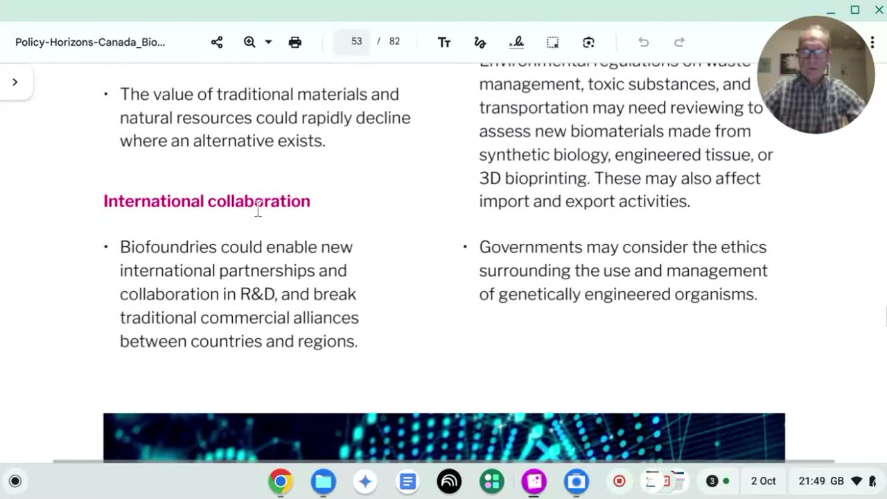 Biodigital Convergence Today and Tomorrow: Canada at Forefront
