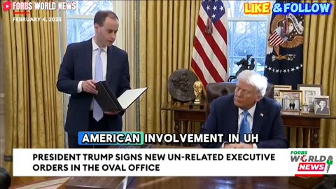 Trump Signs executive order withdrawing US from UN