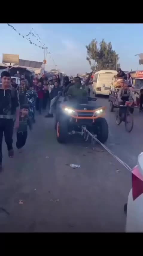 🇵🇸 Gaza | Vehicles belonging to Yasser Abu Shabab militias were seized by the resistance