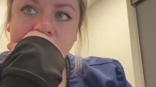 This is an EXCELLENT video American nurse films herself trying to get approval