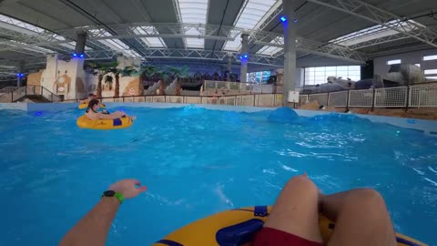 AquaSpinner WaterSlide 🌀 Europe's First 360° ROTATING Slide