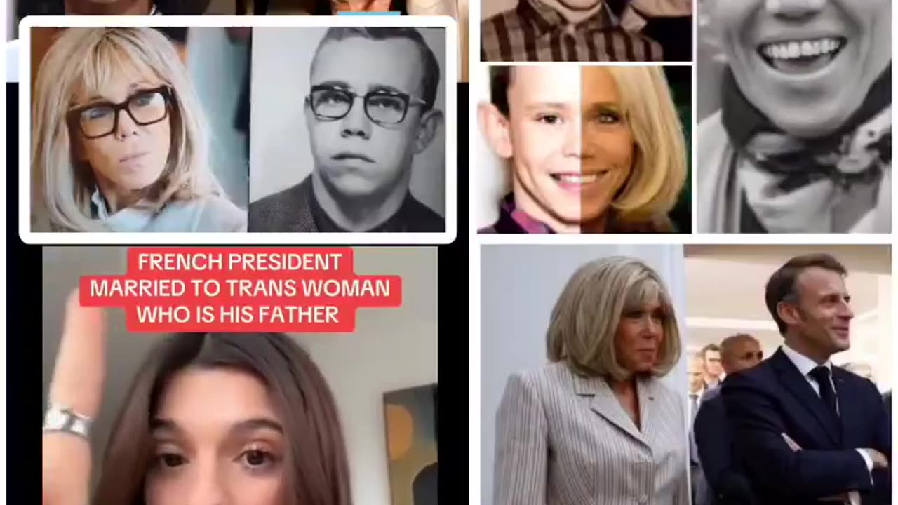The French president "Emmanuel Macron" is married to his father