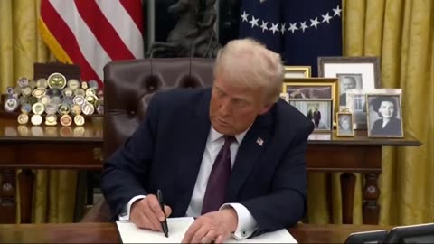 Trump signs Executive Order to protect women from Radical Gender Ideology. This is the way!