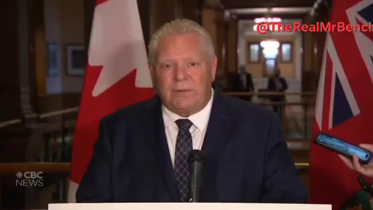 🇨🇦CANADA: Doug Ford THROWS MARK CARNEY UNDER THE BUS.