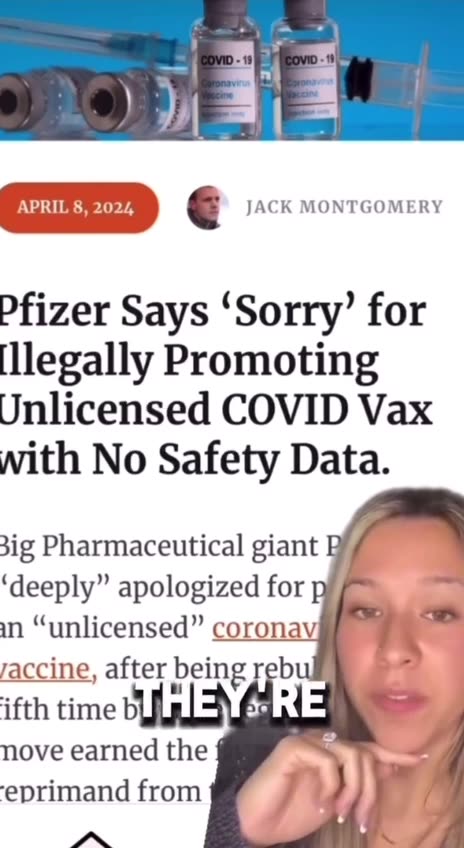 Pfizer says sorry for illegally promoting unlicensed Covid-19 jabs