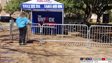 IRL at UnF America | Destiny vs Myron Gaines | Hanging w/North & other streamers | !tts !discord